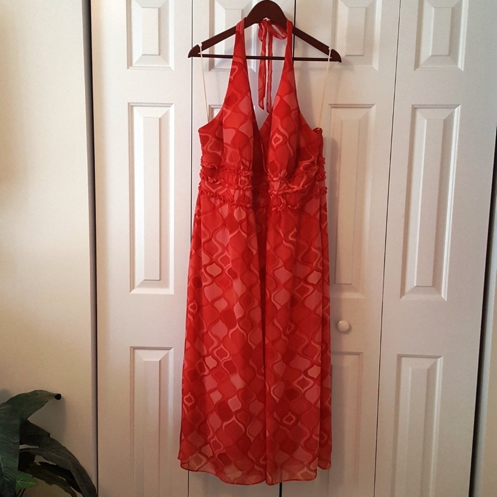 💖Sangria Maxi Dress w/Halter Top💖